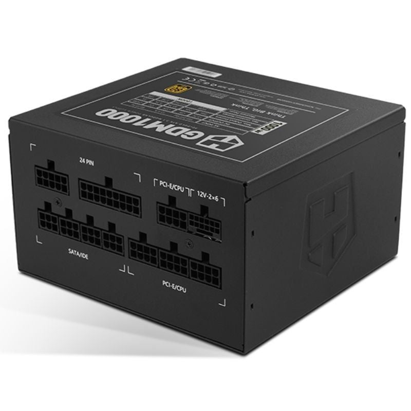 Fonte de Alimentação Nox Hummer GDM / 1000W / Ventilador de 12cm / 80 Plus Gold