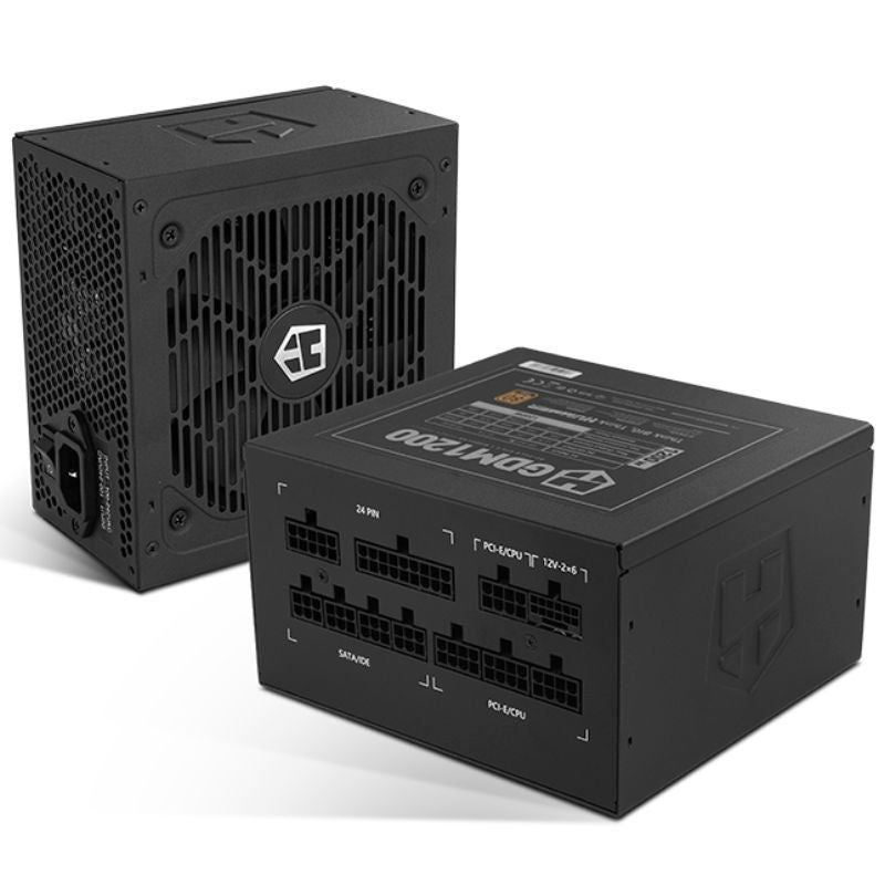 Fonte de Alimentação Nox Hummer GDM / 1200W / Ventilador de 12cm / 80 Plus Gold