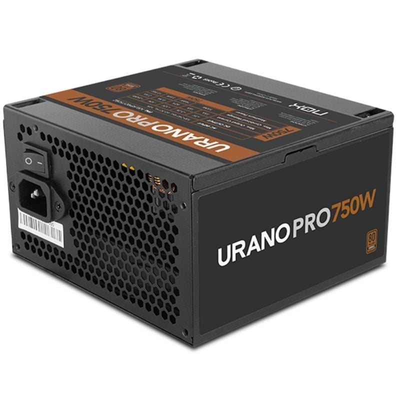 Fonte de Alimentação Nox Hummer Urano Pro / 750W / Ventilador de 12cm / 80 Plus Bronze