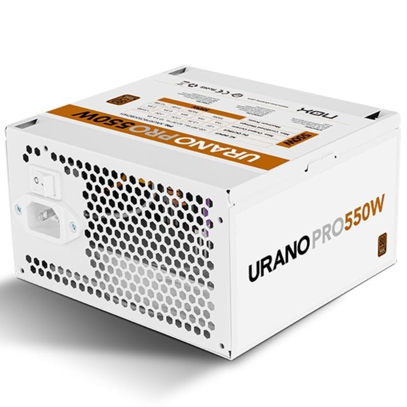 Fonte de Alimentação Nox Hummer Urano Pro Branco / 550W / Ventilador de 12cm / 80 Plus Bronze