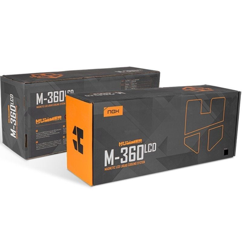 Sistema de Arrefecimento Líquido Nox M-360 LCD / Preto