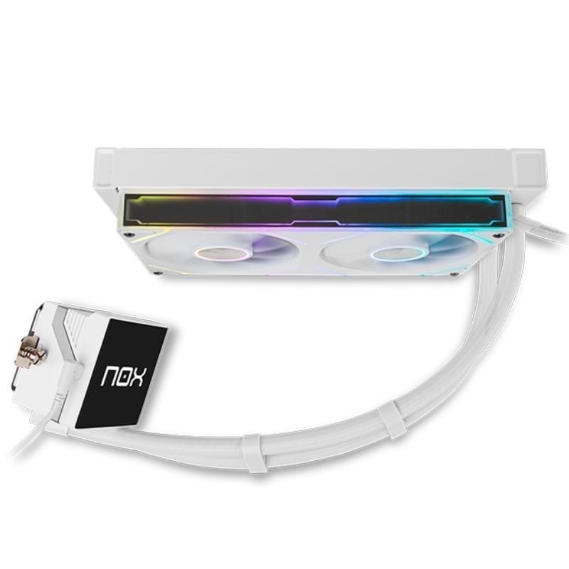 Sistema de Arrefecimento Líquido Nox M-240 LCD / Branco