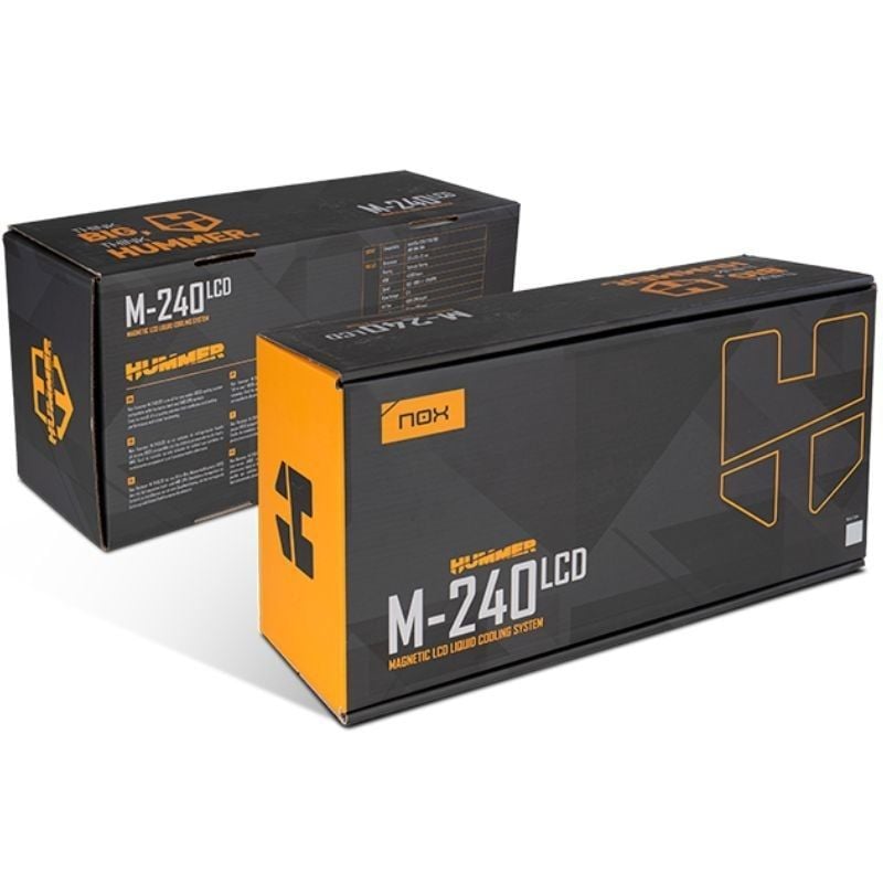 Sistema de Arrefecimento Líquido Nox M-240 LCD / Branco