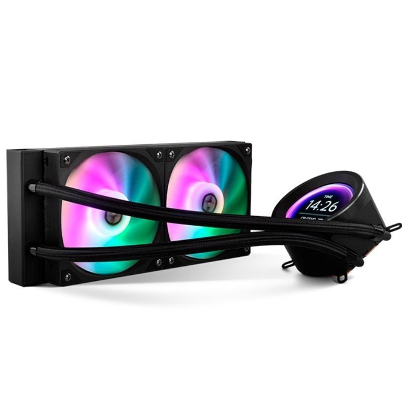 Sistema de Arrefecimento Líquido Nox X-240 LCD / Preto