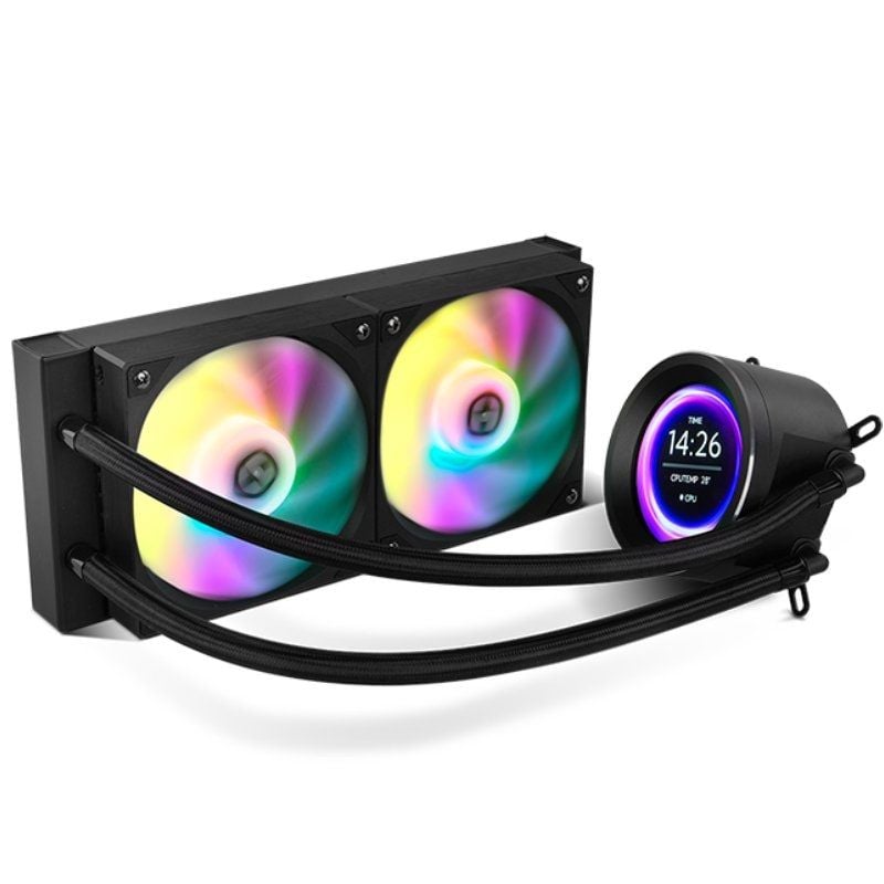 Sistema de Arrefecimento Líquido Nox X-240 LCD / Preto