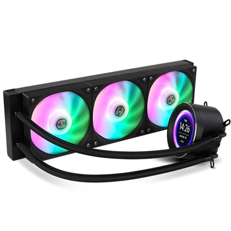 Sistema de Arrefecimento Líquido Nox X-360 LCD / Preto