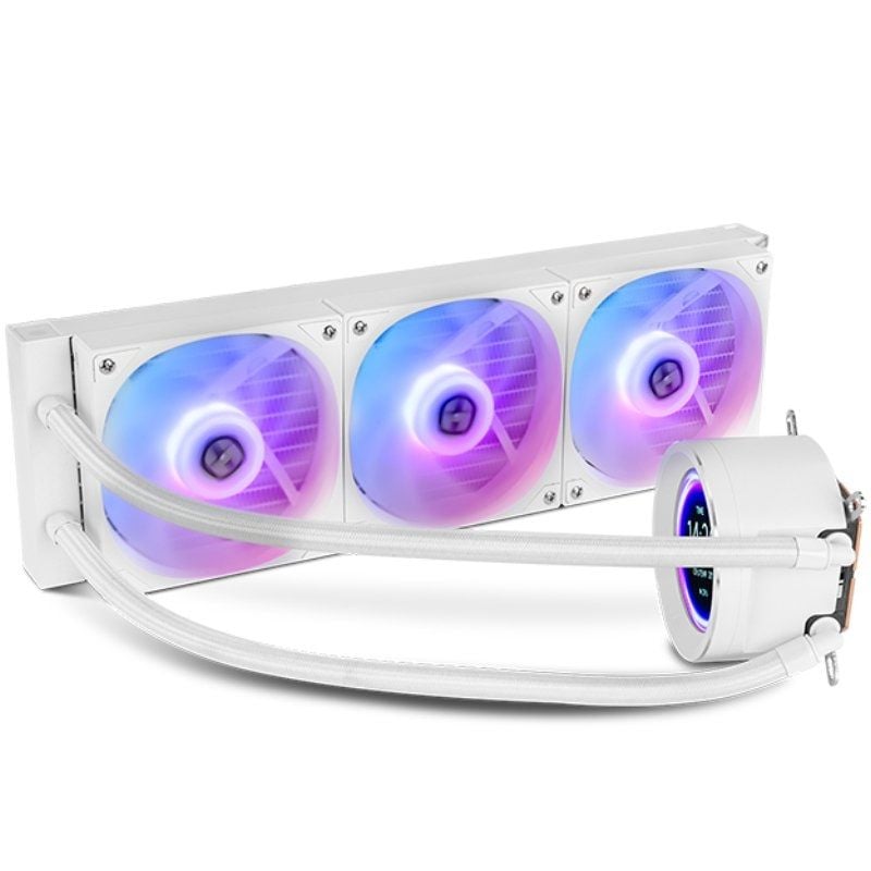 Sistema de Arrefecimento Líquido Nox X-360 LCD / Branco
