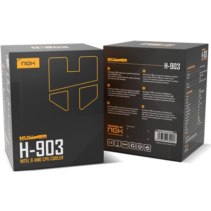 Ventoinha com Dissipador de Calor Nox Hummer H-903 / 9,2cm