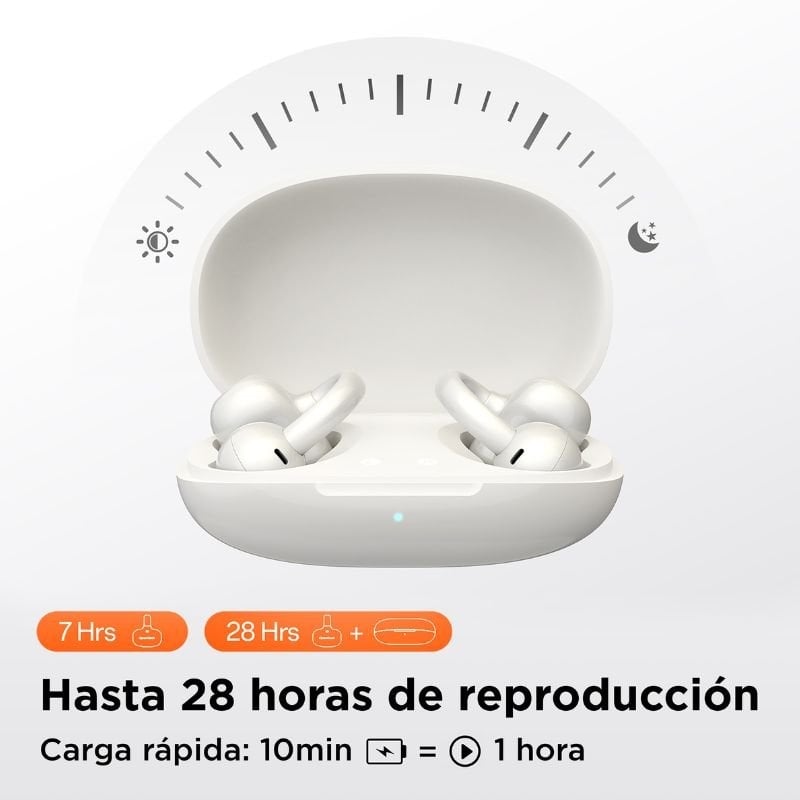 Openrock e OPACE02 Auscultadores Desportivos de Condução Aérea com Estojo de Carregamento / Autonom…