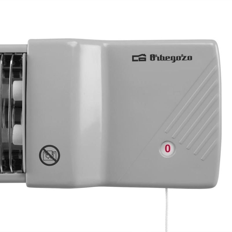 Aquecedor de Quartzo Orbegozo BB 5002 / 2 Níveis de Potência / 1200W