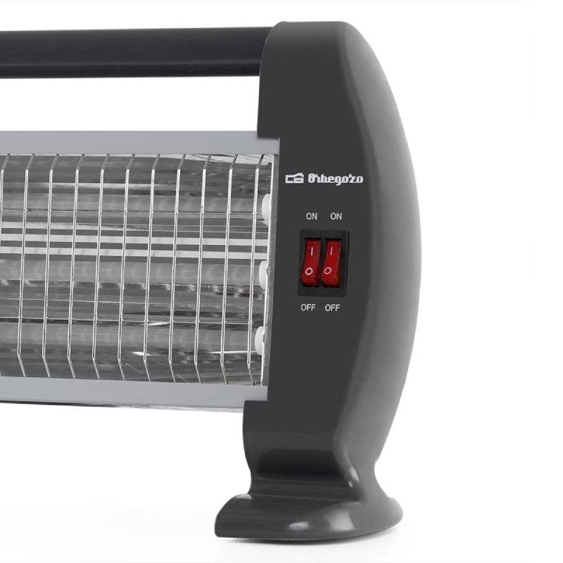 Aquecedor de Quartzo Orbegozo BP 0206 / 3 Níveis de Potência / 1200W