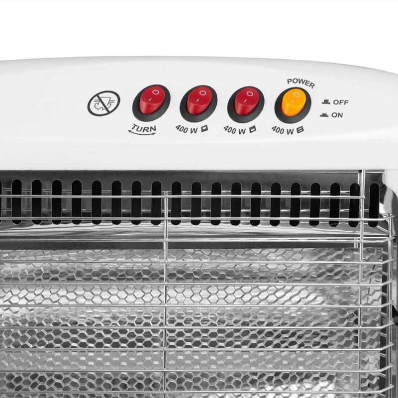 Aquecedor de Halogéneo Orbegozo BP 0303 B / 3 Níveis de Potência / 1200W