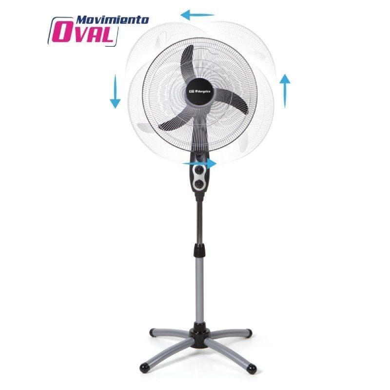 Ventilador de Chão Orbegozo SF 0156 / 60W / 3 Pás 45cm / 3 Velocidades