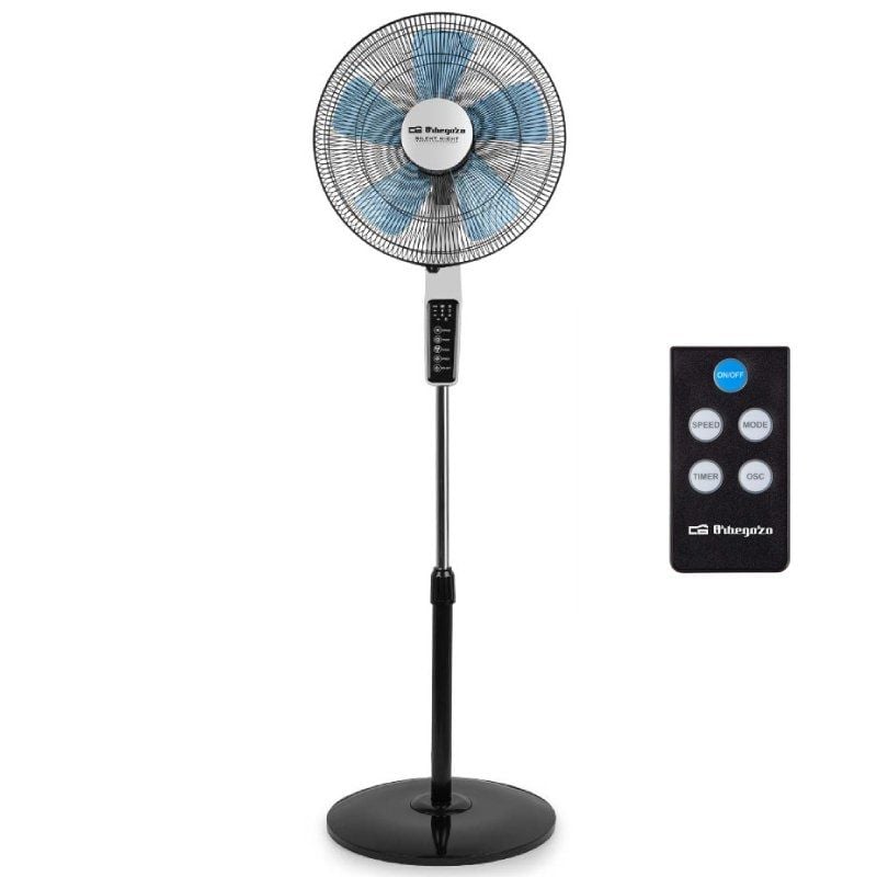 Ventilador de Chão Orbegozo Silent Night SF 0642 / 60W / 5 Pás 40cm / 3 Velocidades