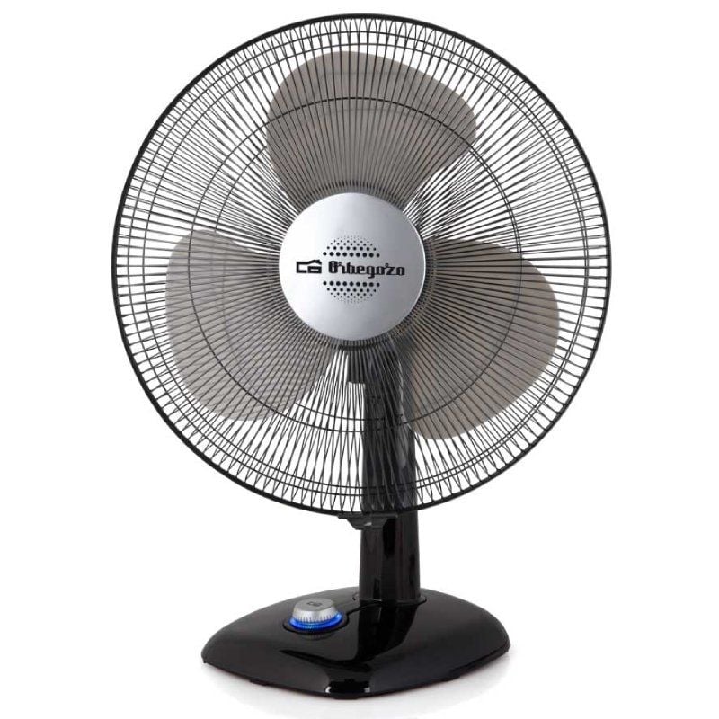 Ventilador de Mesa Orbegozo TF 0124 / 25W / 3 Pás 20cm / 2 Velocidades