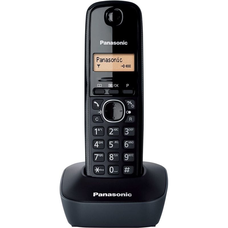 Telefone sem Fios Panasonic Kx-tg1611 / Preto