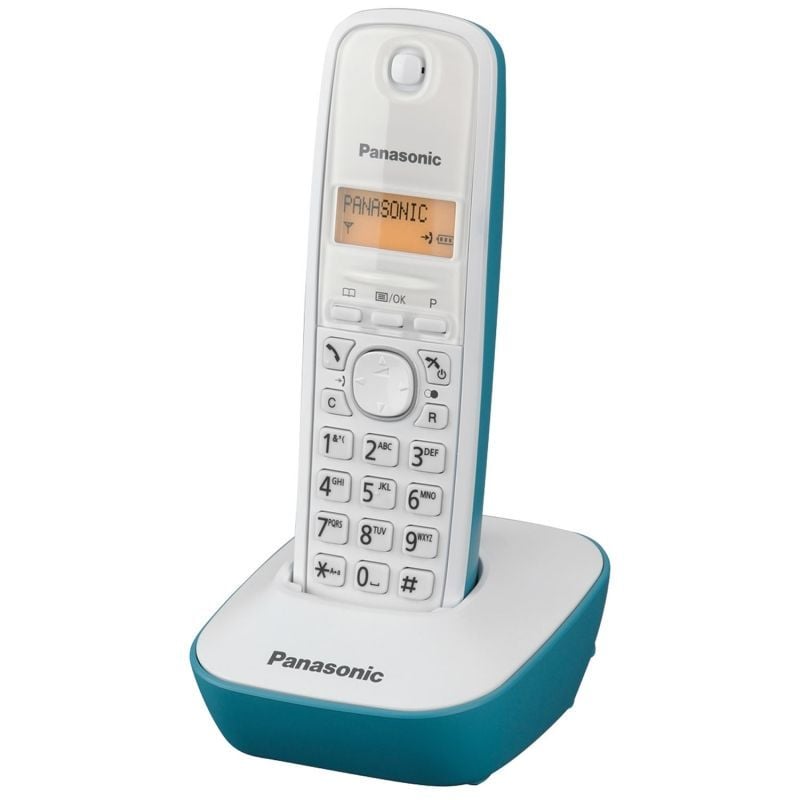 Telefone sem Fios Panasonic Kx-tg1611 / Branco / Azul
