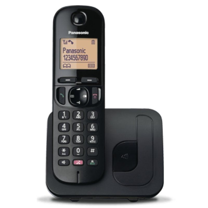 Telefone sem Fios Panasonic Kx-tgc250spb / Preto