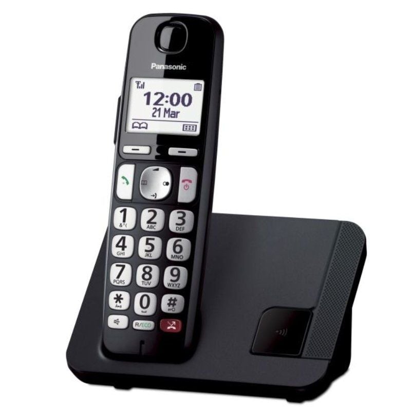 Telefone sem Fios Panasonic Kx-tge250spb / Preto