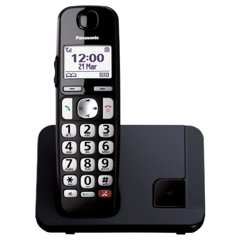 Telefone sem Fios Panasonic Kx-tge250spb / Preto