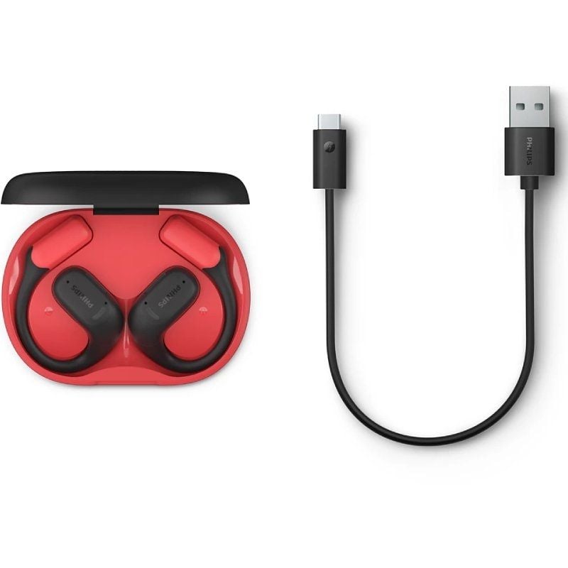 Auscultadores Desportivos Philips Bluetooth TAA6709BK com Estojo de Carregamento / 7h de Autonomia…