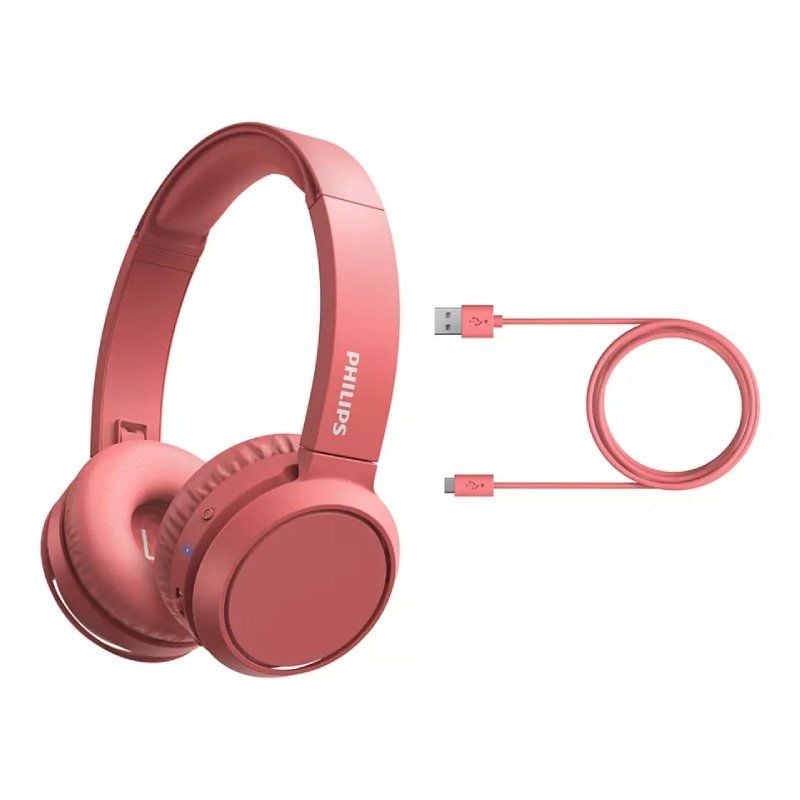 Philips TAH4205 Auscultadores sem Fios / Auricular com Microfone / Bluetooth / Vermelho