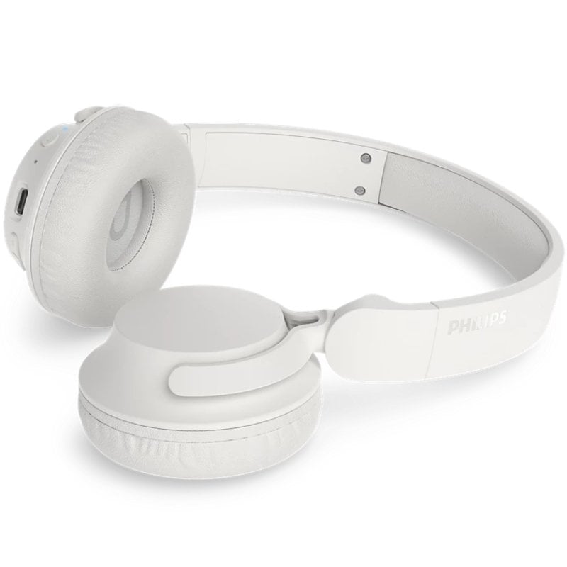 Auscultadores sem Fios Philips TAH4500WT / com Microfone / Bluetooth / Brancos