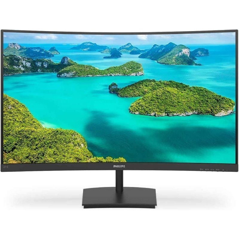 Monitor Curvo Philips E-line 241E1SC 23,6" / Full HD / Preto