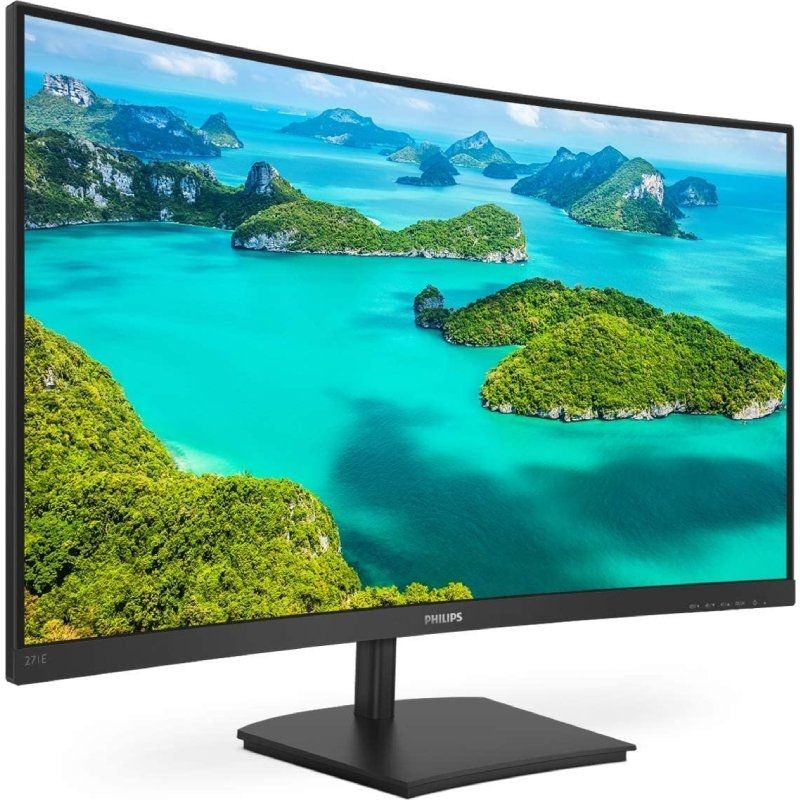 Monitor Curvo Philips E-line 241E1SC 23,6" / Full HD / Preto