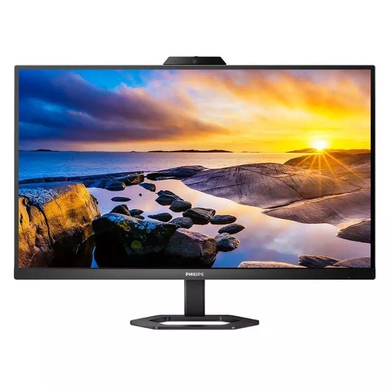 Monitor Philips 27E1N5600HE 27" / QHD / Webcam / Multimédia / Ajustável em Altura / Preto