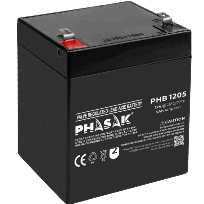 Bateria Phasak PHB 1205 Compatível com a UPS PHASAK de Acordo com as Especificações