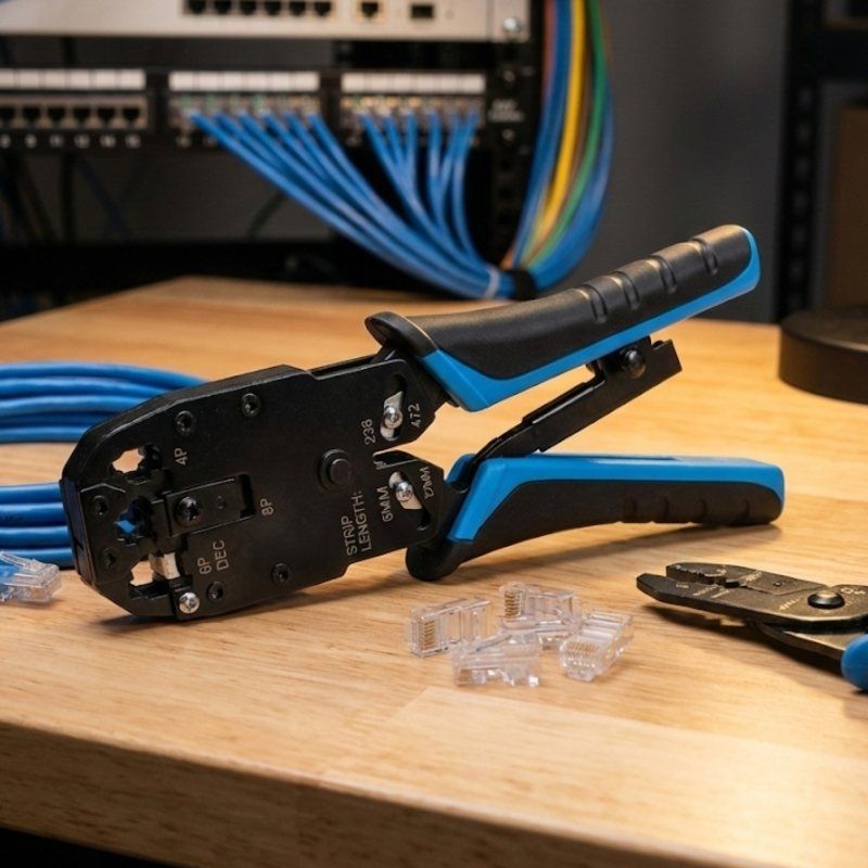 Crimpador Phasak TD 019 para RJ11 / RJ12 / RJ45