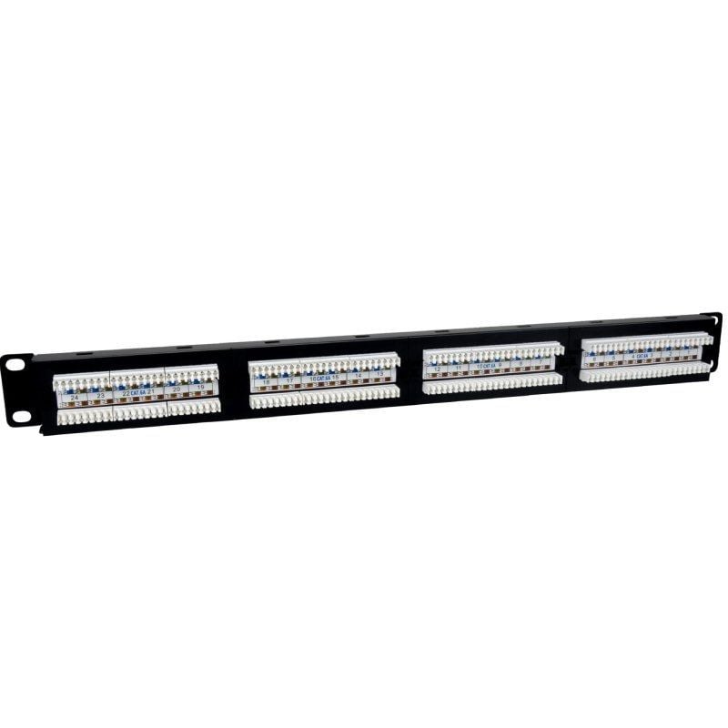 Patch Panel Phasak PU 2421 / 24 Portas / Cat.6a / Altura 1U