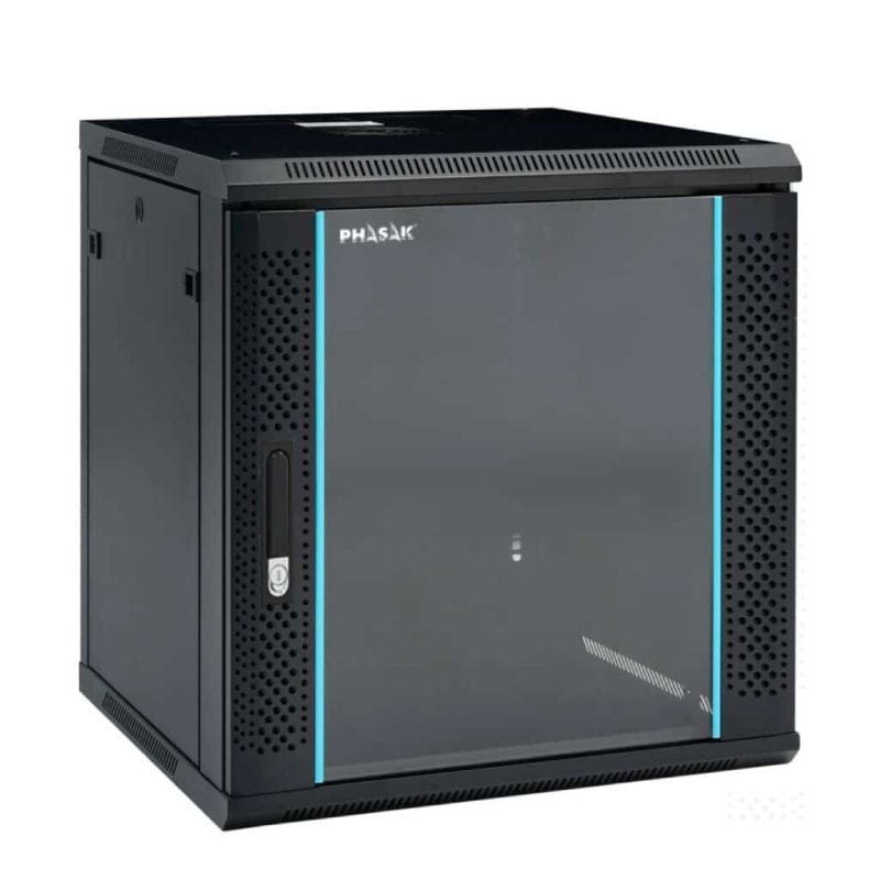 Phasak PHO 2112D / 19" / 12U de Altura Armário para Montagem em Parede