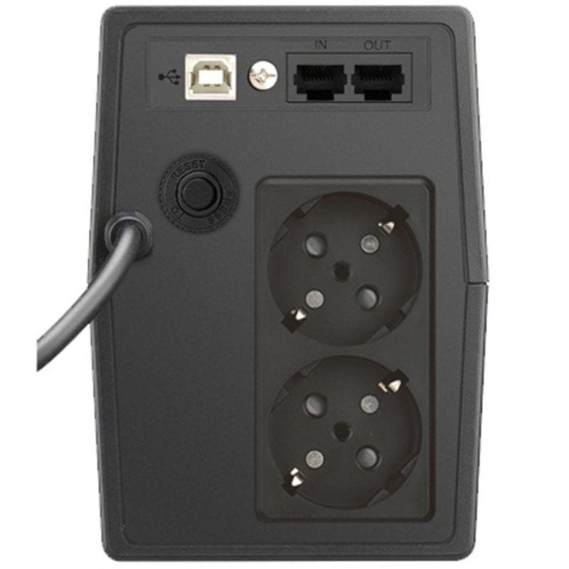 UPS Interactiva da Linha Phasak 600 VA LCD / 600VA / 2 Saídas / Formato de Torre