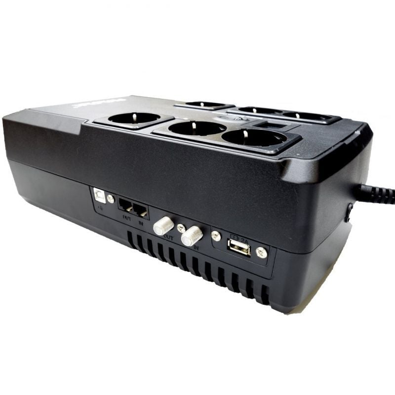 UPS Interactiva da Linha Phasak Kryptos 800 VA / 480W / 6 Saídas / Formato de Bloco