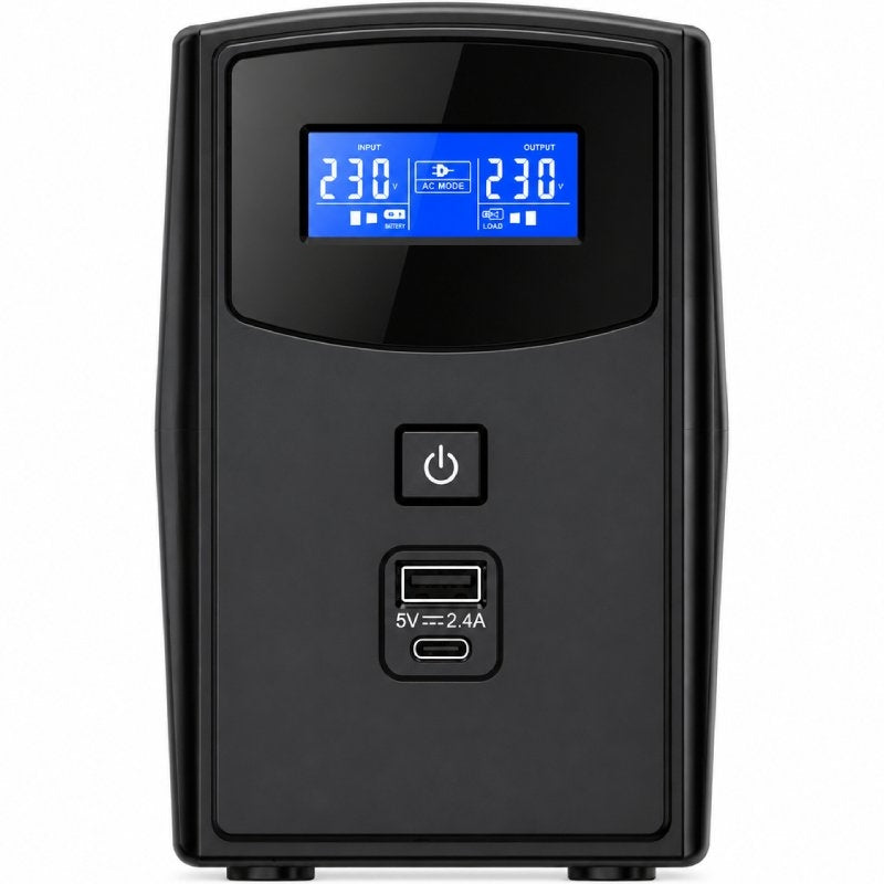 UPS Interativa Phasak SIRIUS 800 VA / 800 VA - 480 W / 2 Saídas / Formato Torre
