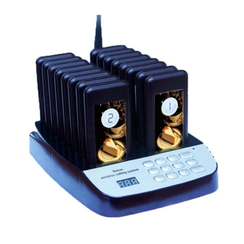 Kit de Alarme para Clientes Efficent-customer Premier / 16 Receptores / Suporte de Carregamento