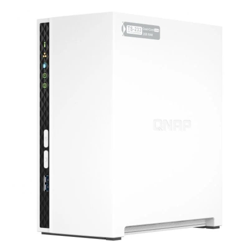 QNAP Ts-233 NAS / 2 Compartimentos 3,5"- 2,5" / 2GB DDR4 / Formato de Torre