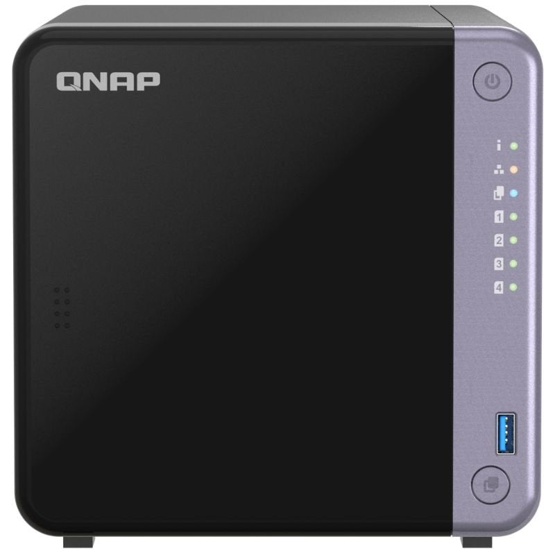 QNAP Ts-432x-4g NAS / 4 Compartimentos 3,5"- 2,5" / 4GB / Formato de Torre