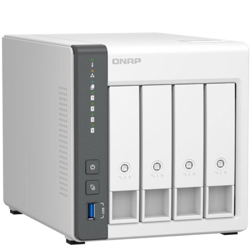 QNAP Ts-433-4g NAS / 4 Compartimentos 3,5"- 2,5" / 4GB / Formato de Torre