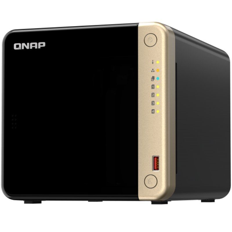 QNAP Ts-464-8g NAS / 4 Compartimentos 3,5"- 2,5" / 8GB DDR4 / Formato de Torre