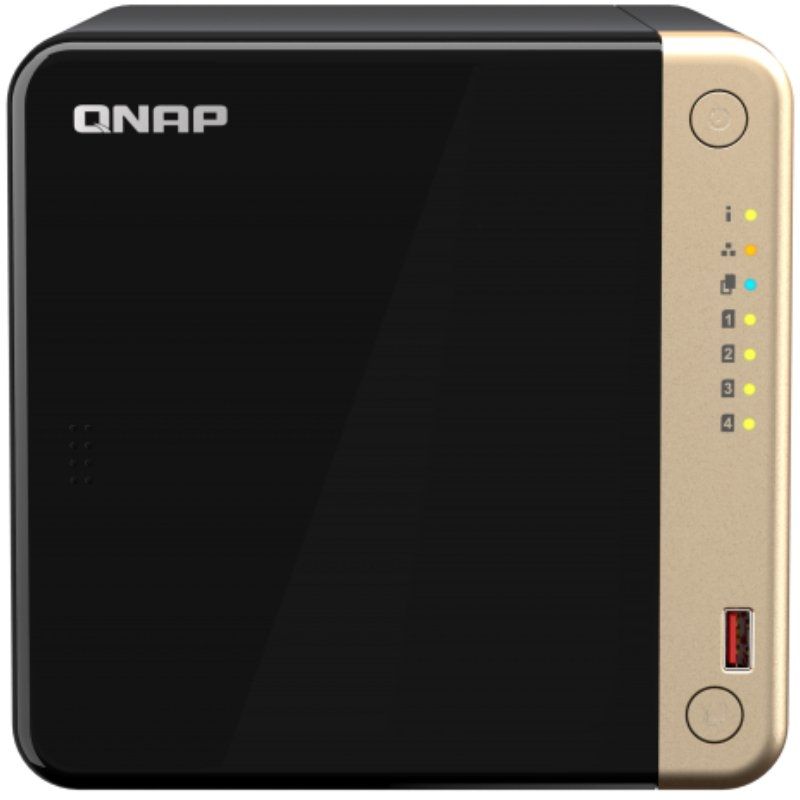 QNAP Ts-464-8g NAS / 4 Compartimentos 3,5"- 2,5" / 8GB DDR4 / Formato de Torre