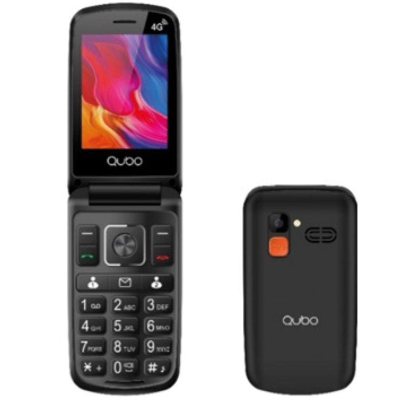 Telemóvel Qubo P-210nw 4G para Idosos / Preto