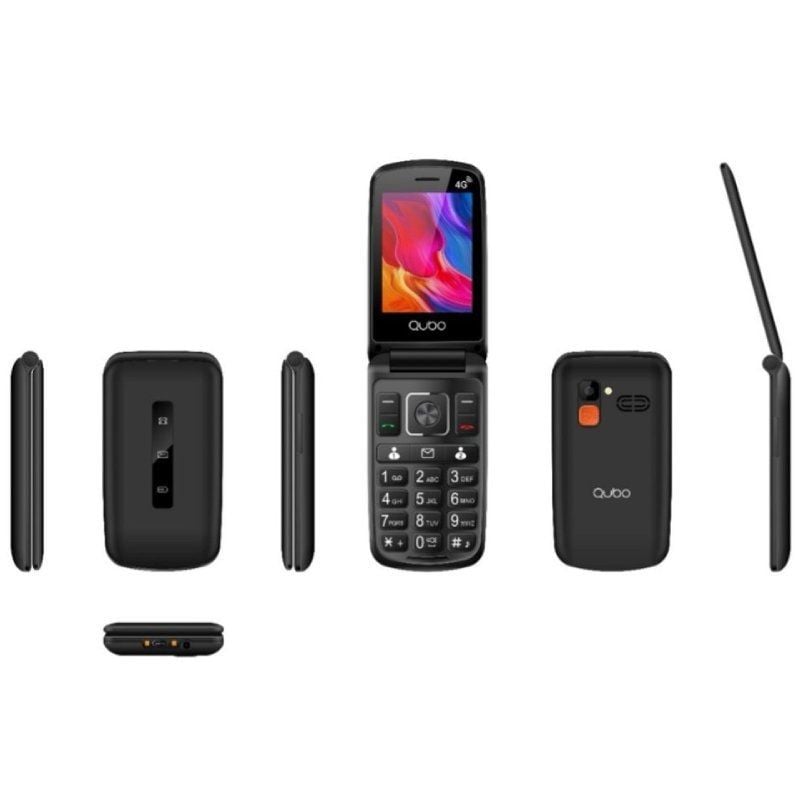 Telemóvel Qubo P-210nw 4G para Idosos / Preto
