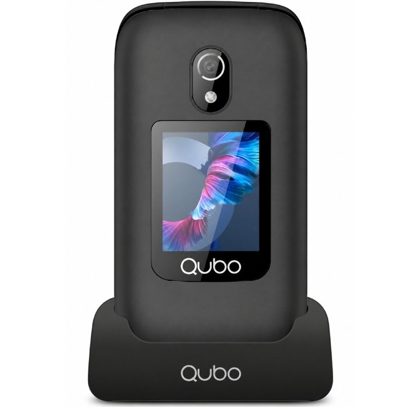 Telemóvel Qubo P-221bkc 4G para Idosos / Preto