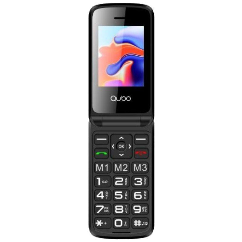 Telemóvel Qubo X-247 4G para Idosos / Preto