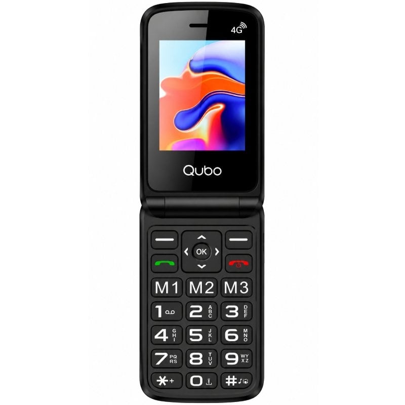 Telemóvel Qubo X-247rdc 4G para Idosos / Vermelho