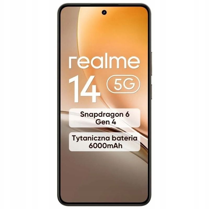 Smartphone Realme 14 8GB / 256GB / 6.74" / 5G / Castanho Titânio