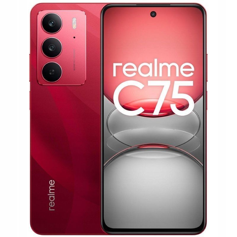 Smartphone Realme C75 8GB / 256GB / 6.72" / Vermelho